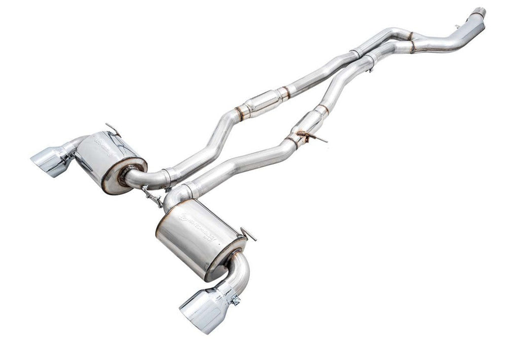 AWE Resonated Touring Edition Exhaust (Chrome Tips) - 2020-2024 Toyota GR Supra