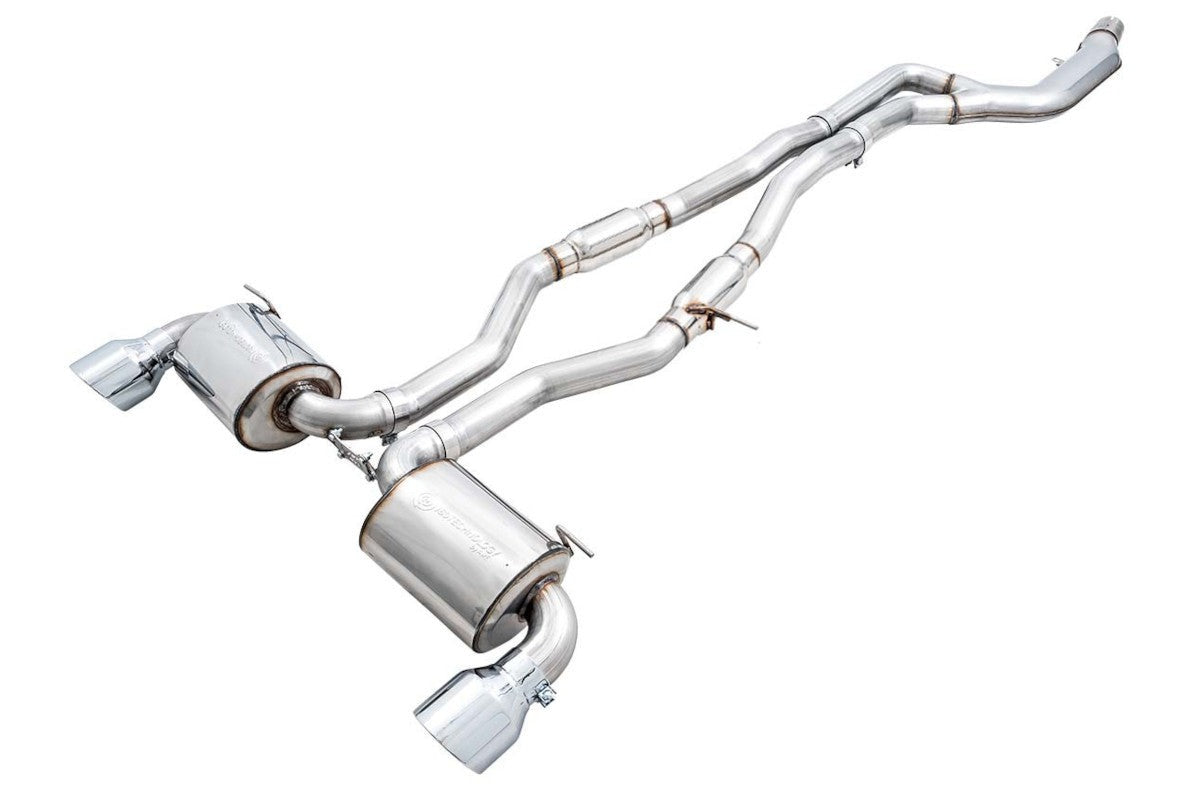 AWE Resonated Touring Edition Exhaust (Chrome Tips) - 2020-2024 Toyota GR Supra
