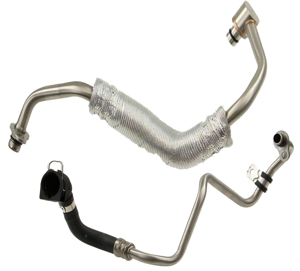 BMW F30 330i & 330e Turbocharger Coolant Line Kit By Rein 11538854734 & 11538854735