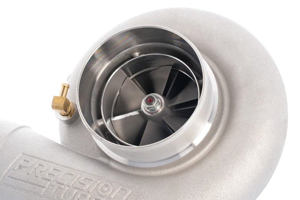 Precision Turbo & Engine CAST PT7675 JB HP CC W/ T4 DIVIDED INLET/V-BAND DISCHARGE 1.52 A/R
