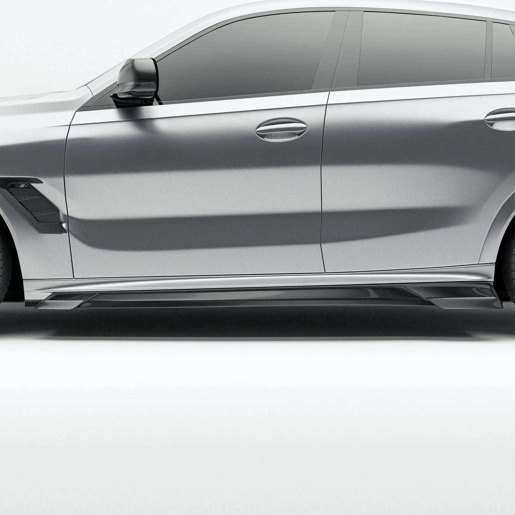 Revozport Carbon Fiber Side Skirts for BMW X6M F96 LCI (2023+)
