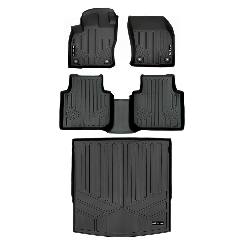 SMARTLINER Floor Liners for 2018-2024 Volkswagen Tiguan (5 Pass)