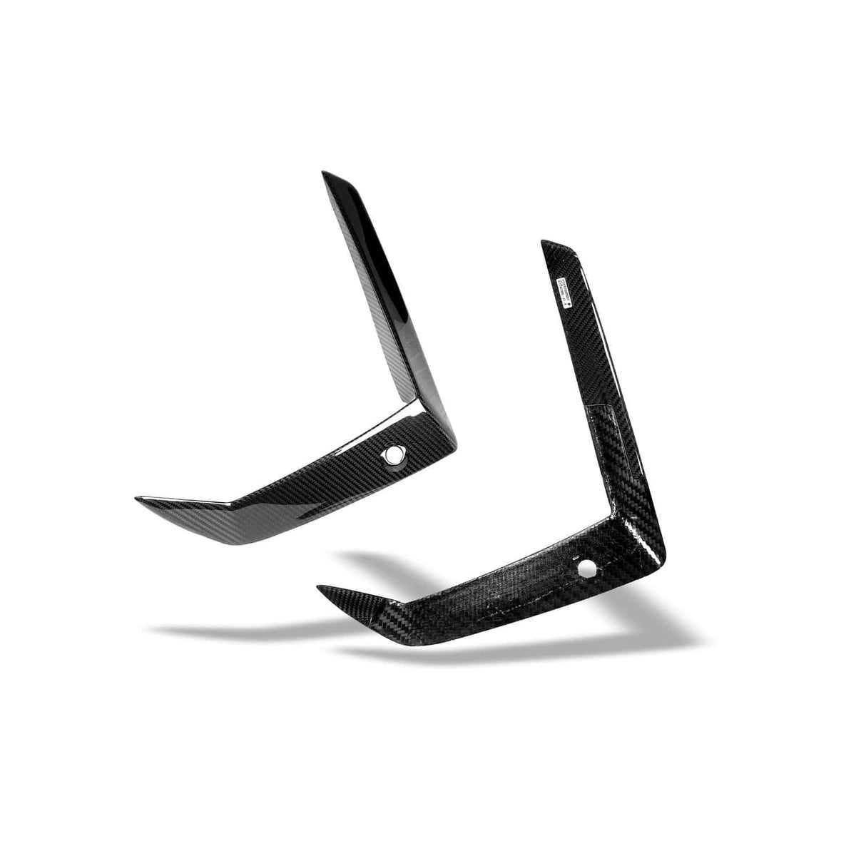Revozport Carbon Fiber Front Bumper Canards - BMW F95 X5M