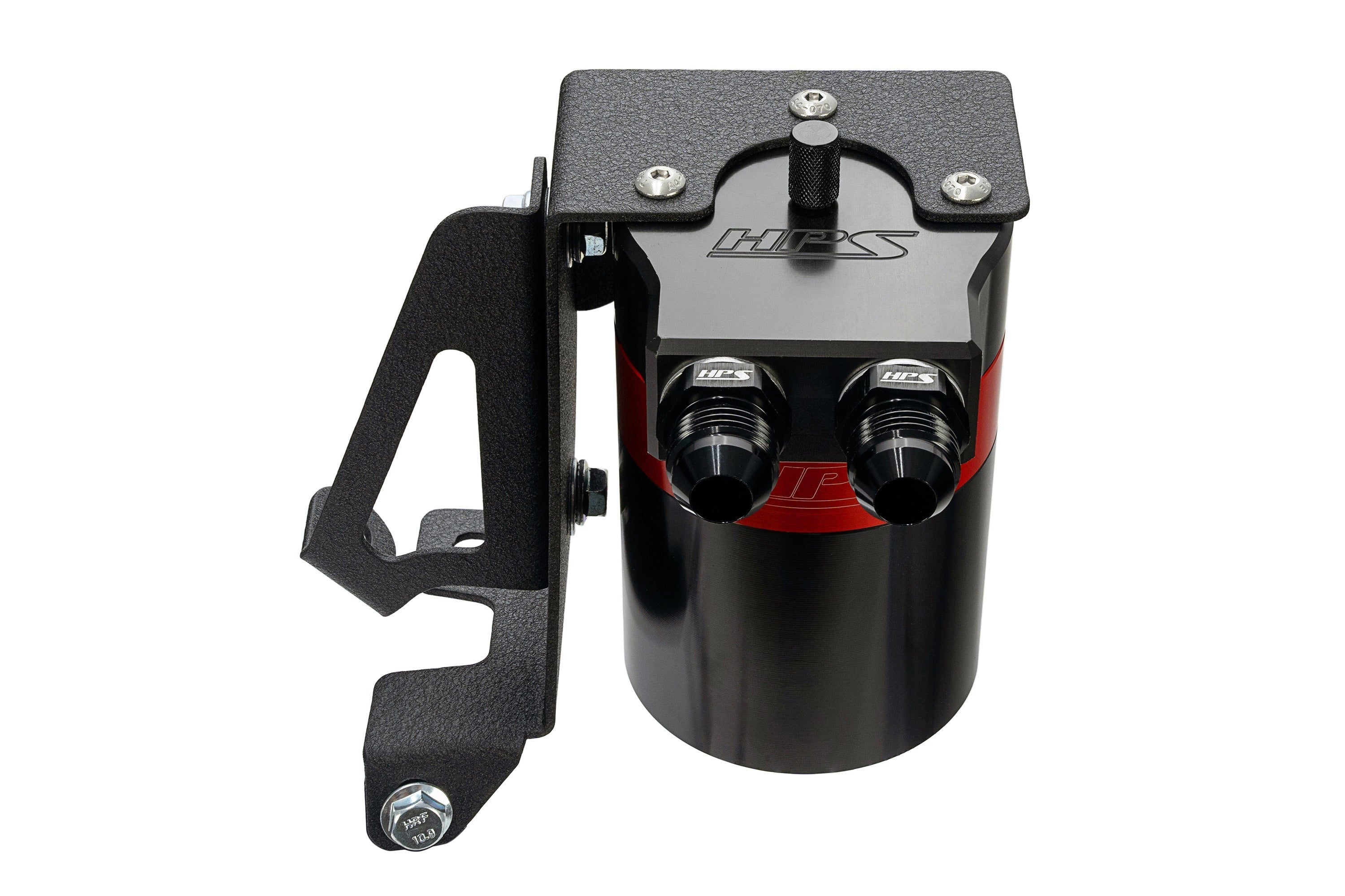 HPS Performance Aluminum Oil Catch Can Kit 2010-2023 Lexus GX460 4.6L V8, 860-005