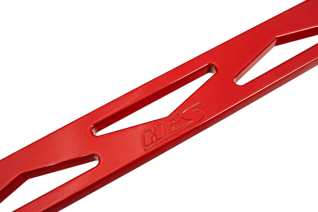 HPS Performance Front Strut Bar 2016-2025 Honda Civic, Red, 42-113R