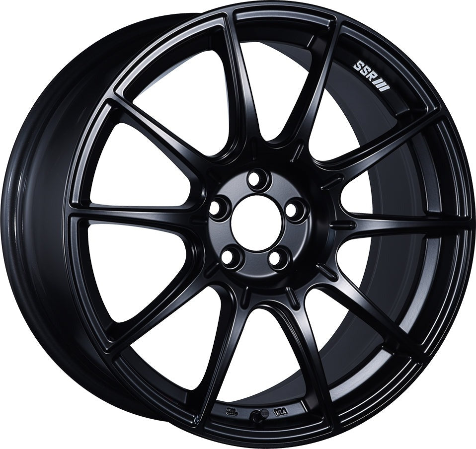 SSR GTX01 Flat Black 18x9.5 +40 5x100 (Single Wheel) - 2013-2016 Scion FR-S / 2013-2024 Subaru BRZ / 2017-2024 Toyota GR86