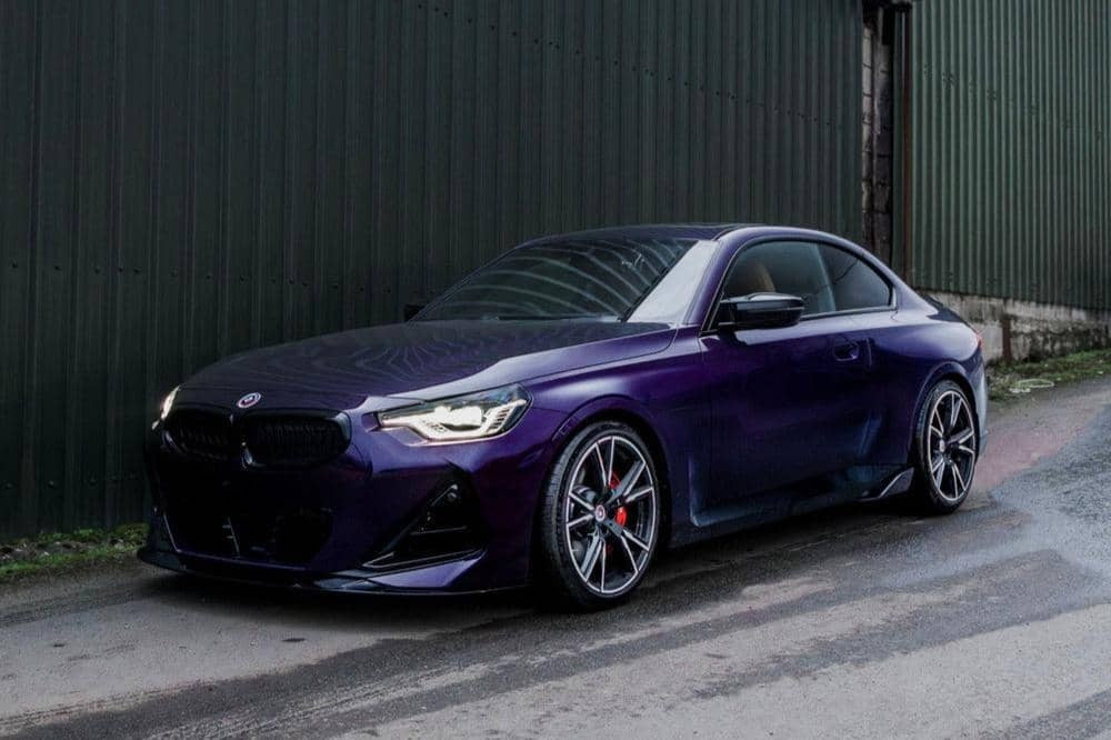 TREVORA G42 2-Series Gloss Black Front Splitter