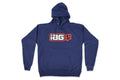 IAG Boxer Logo Hoodie / Navy / Size - Small