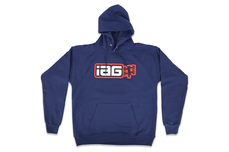 IAG Boxer Logo Hoodie / Navy / Size - Small