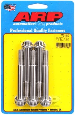 ARP M10 x 1.50 x 80 12pt SS Bolts (Set of 5)