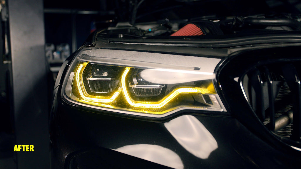 Kies Motorsports Yellow DRL Harness for Headlights BMW F90 M5