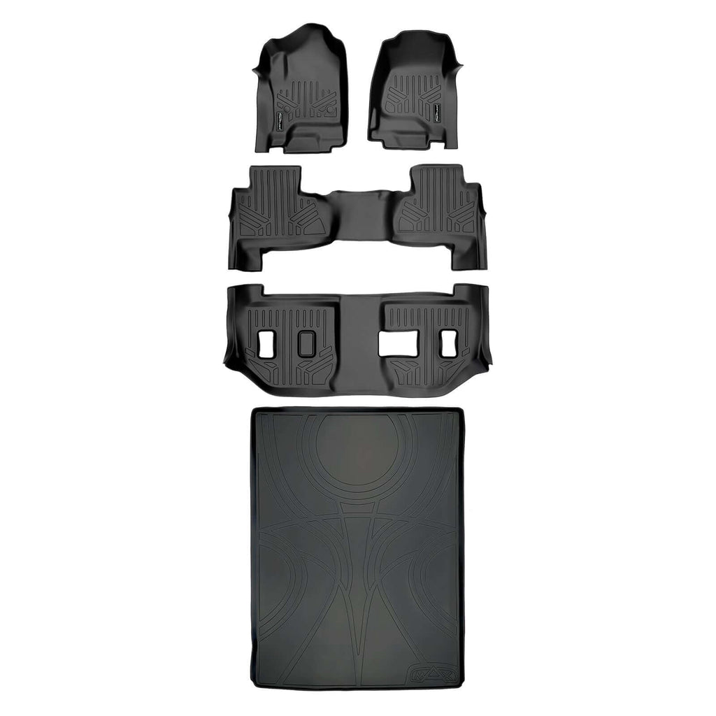 SMARTLINER Floor Liners for 2015-2020 Suburban / Yukon XL ((2nd Row Bench))