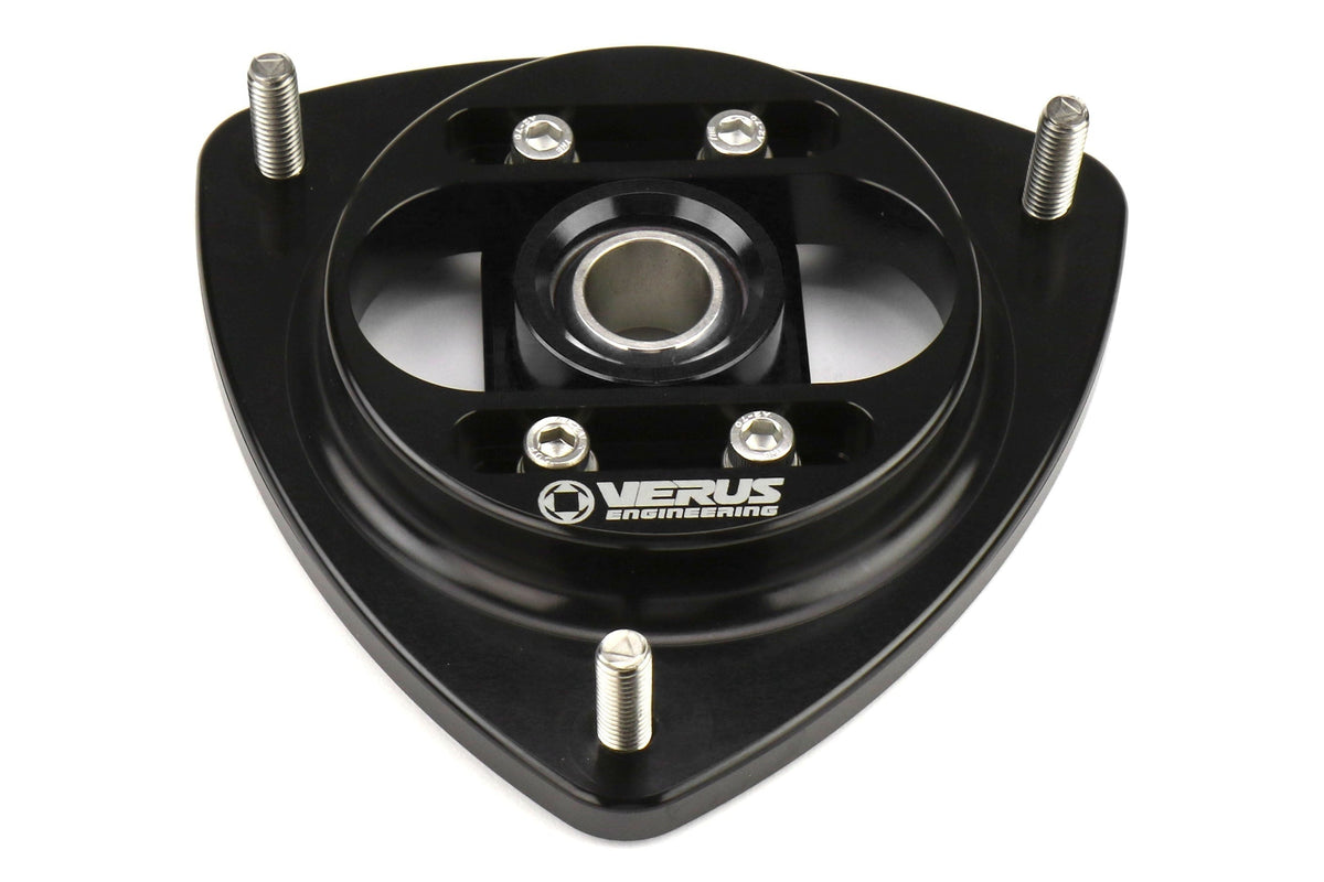 Verus Engineering Front Camber Plate Kit Black - 2013-2021 Scion FRS / Subaru BRZ / Toyota 86