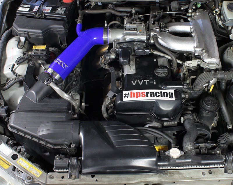 HPS Blue Reinforced Silicone Post MAF Air Intake Hose Kit Lexus 01-05 IS300 I6 3.0L