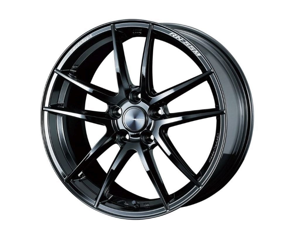 Weds RN-55M Gloss Black 18x10 +36 5x112 A90 MKV Supra GR 2020+ (Rear Fitment)
