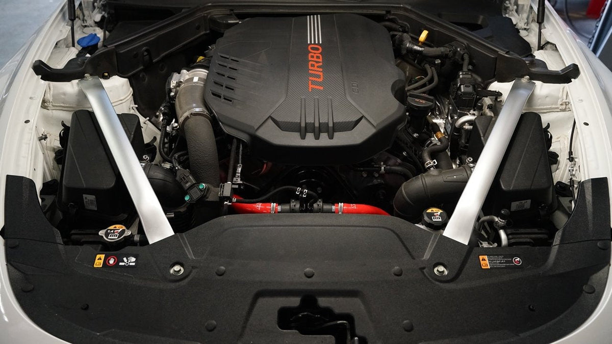 HPS Silicone Breather BOV Hose Kit 2019-2024 Genesis G70 3.3T V6 Twin Turbo, 57-2045