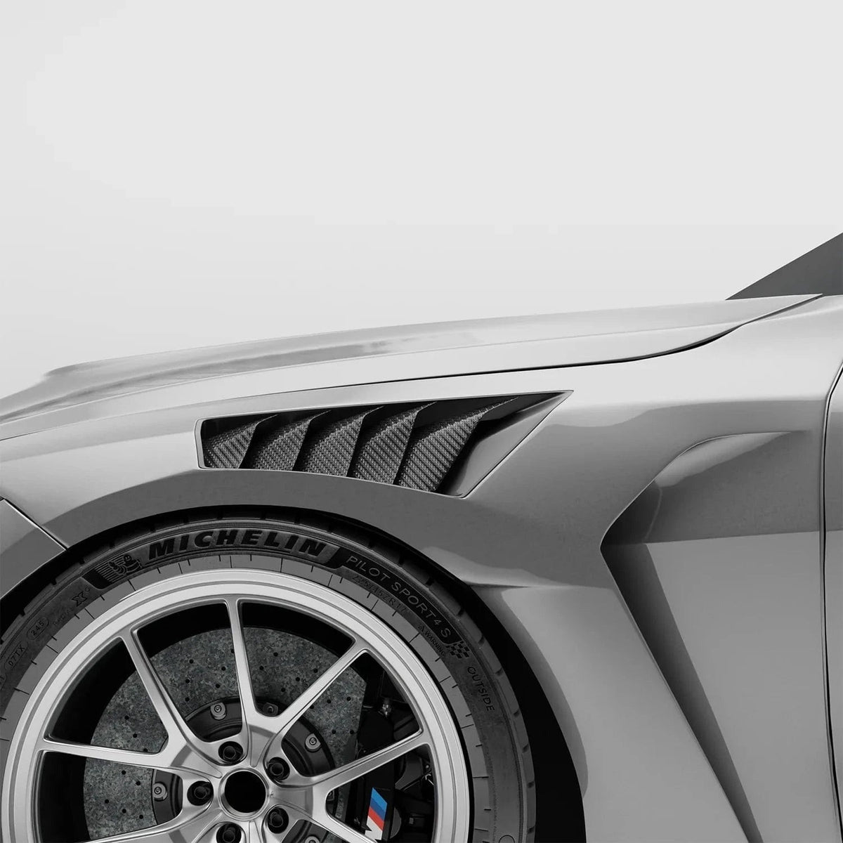 Revozport Carbon Fiber Side Fenders for BMW G82 G83 M4 2021-2024