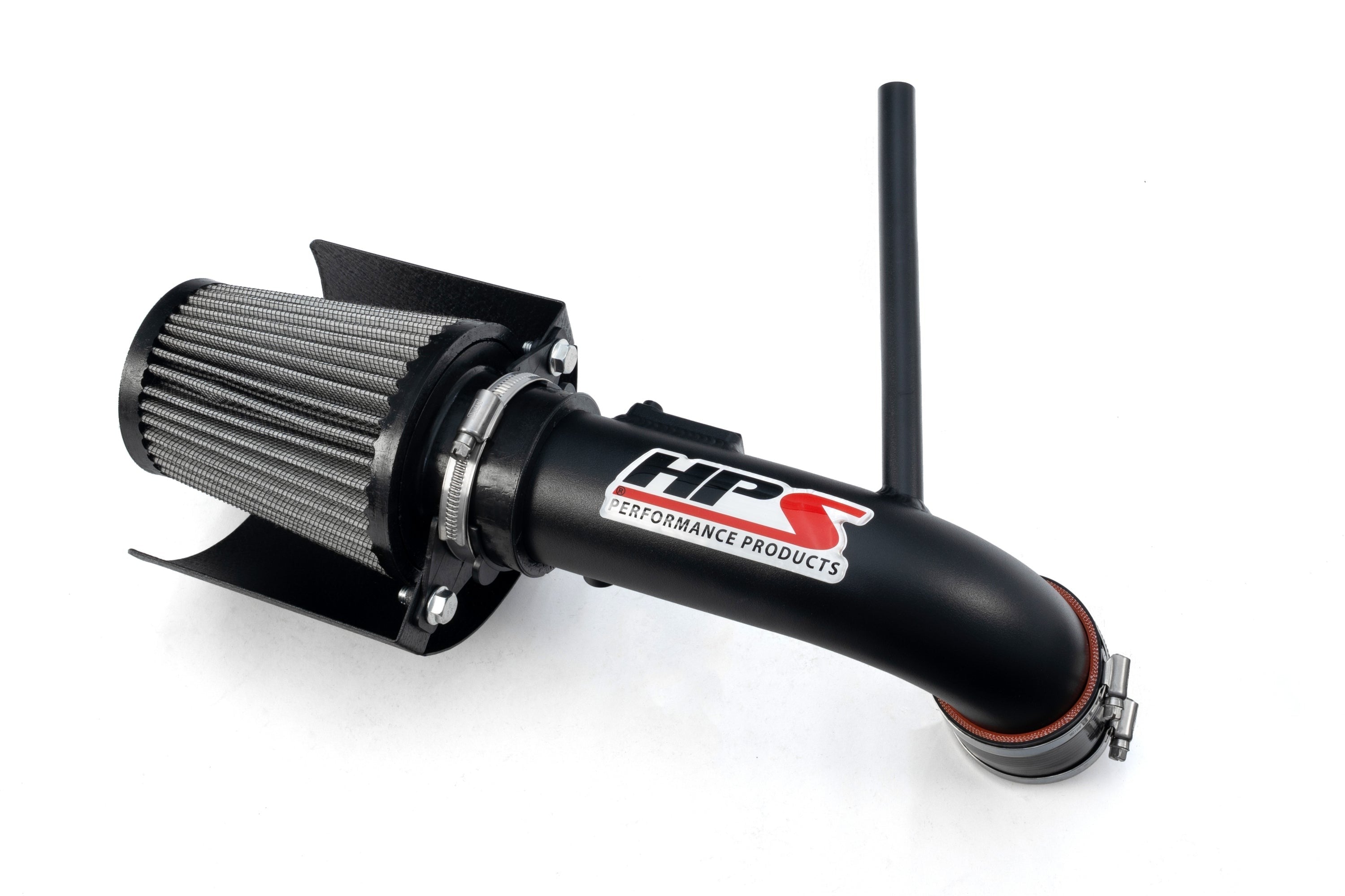 HPS Performance Air Intake Kit with Heat Shield, 2012-2017 Toyota Prius V 1.8L, Black, 827-784WB