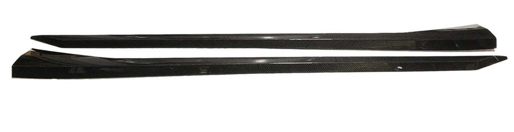 Kies Carbon Fiber Side Skirt Extensions for BMW G90 M5