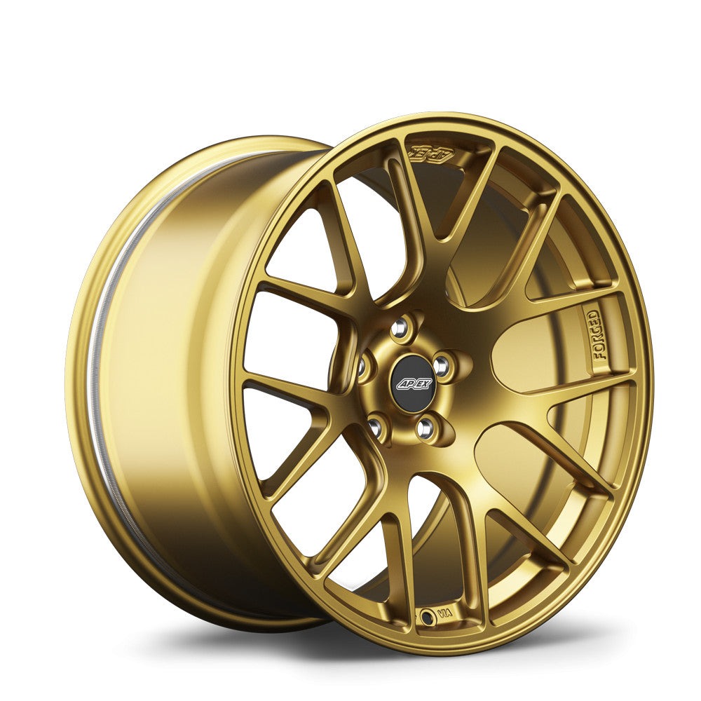 Apex EC-7R Forged Satin Gold 17x9 +35mm 5x100 (Single Wheel) - 2013-2024 Subaru BRZ / Scion FR-S / Toyota GR86 / 2014-2018 Subaru Forester