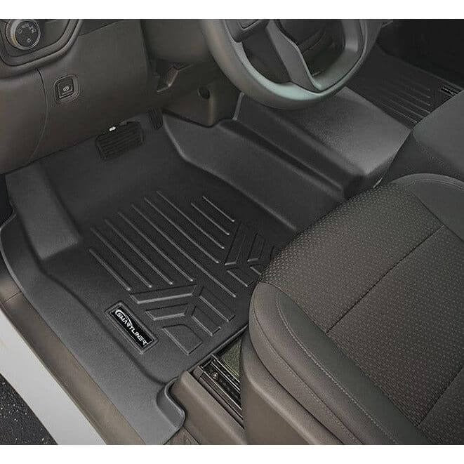SMARTLINER Custom Fit Floor Liners For 2019-2026 Chevrolet Silverado 1500 Double Cab With 1st Row Bench Seat (With OTH Coverage) & Vinyl Flooring