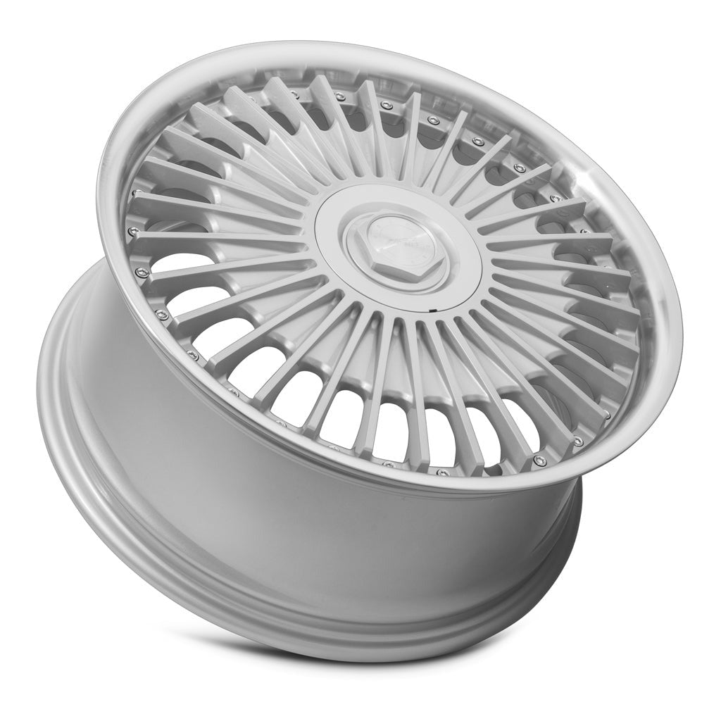 MRR VP4 19" 5x112 Silver Machined Lip