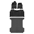 SmartCoverageTM Floor Liners For 2025-2026 Ram 1500 RHO Crew Cab with Rear Underseat Storage Box (1st Row Bucket)