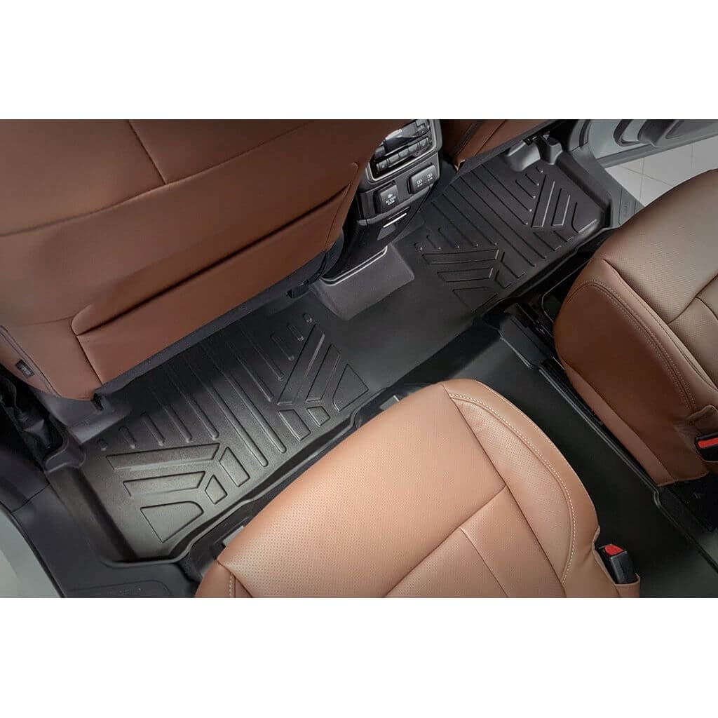 Smart TrimTM Floor Liners For 2019-2026 Subaru Ascent (2nd Row Bucket) and With Subwoofer in the Cargo Area
