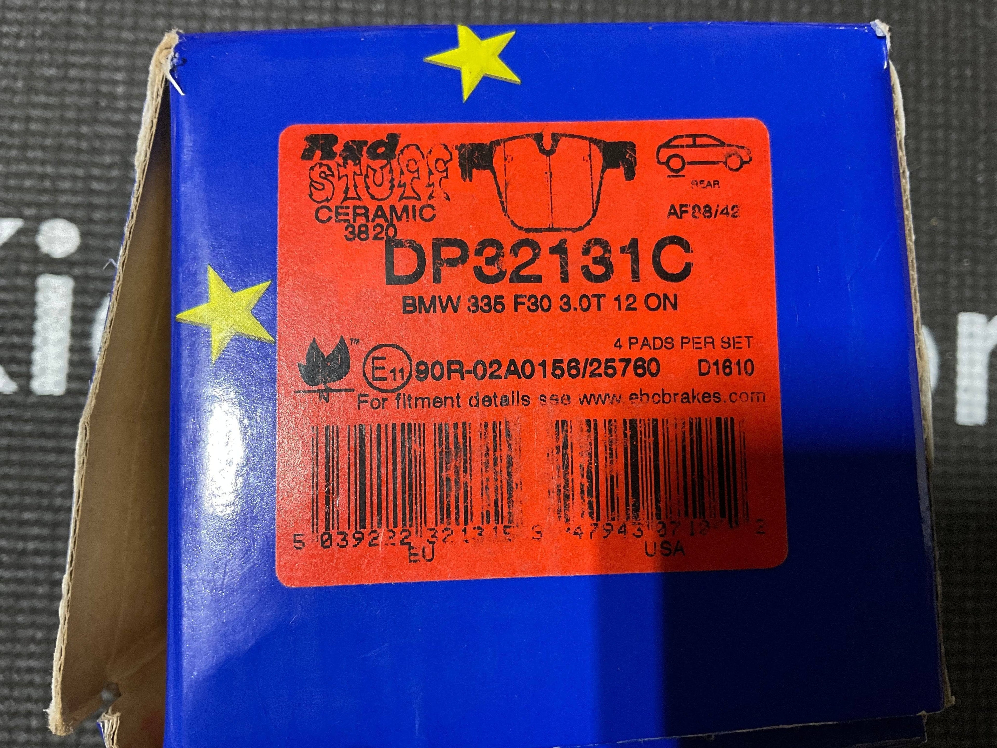 OPEN BOX - BMW Redstuff Brake Pad Set - EBC Brakes DP31079C