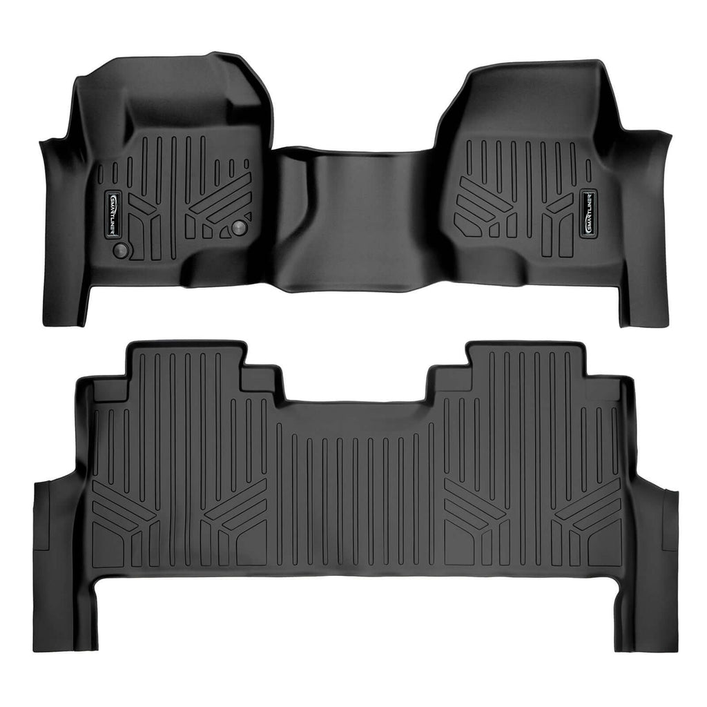 SMARTLINER Floor Liners for 2017-2026 Ford F-250/F-350 Super Duty Crew Cab (1st Row Bench)