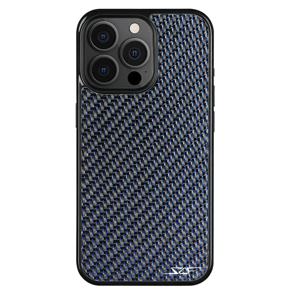 iPhone | Blue Lace Carbon Fiber Case | CLASSIC Series