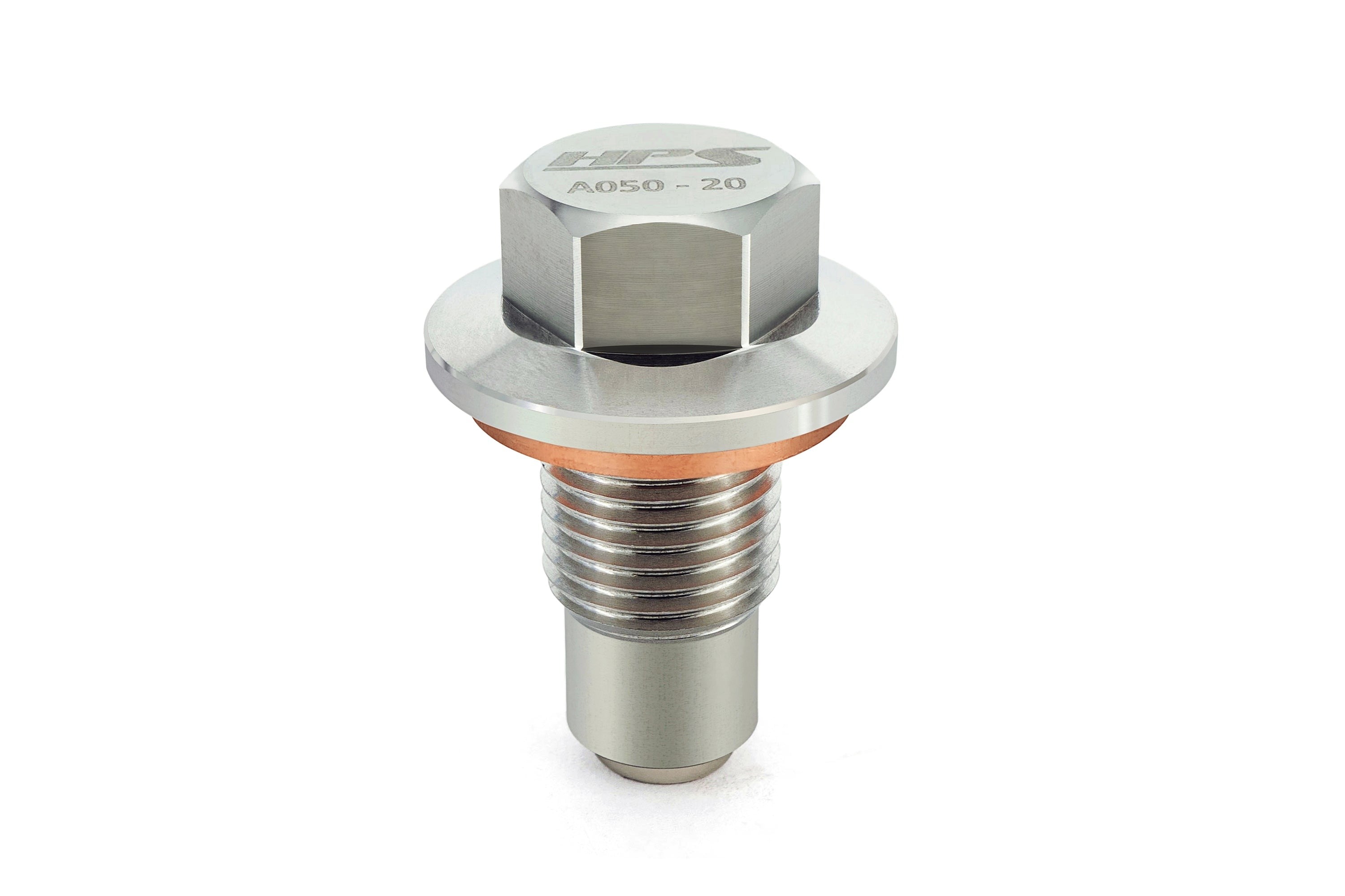 HPS Performance Stainless Steel Magnetic Oil Drain Plug Bolt for Pontiac