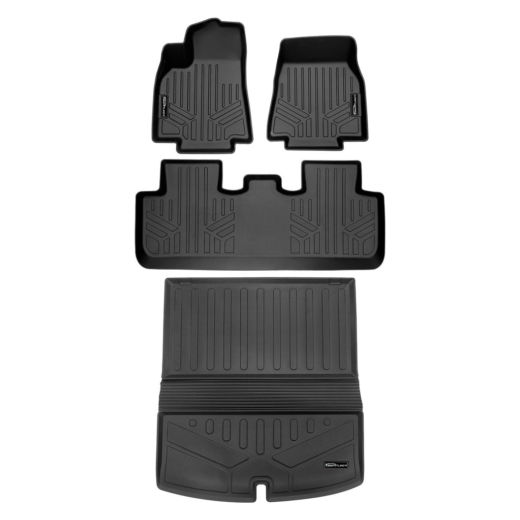SMARTLINER Floor Liners for 2020-2025 Tesla Model Y (7 Passenger)