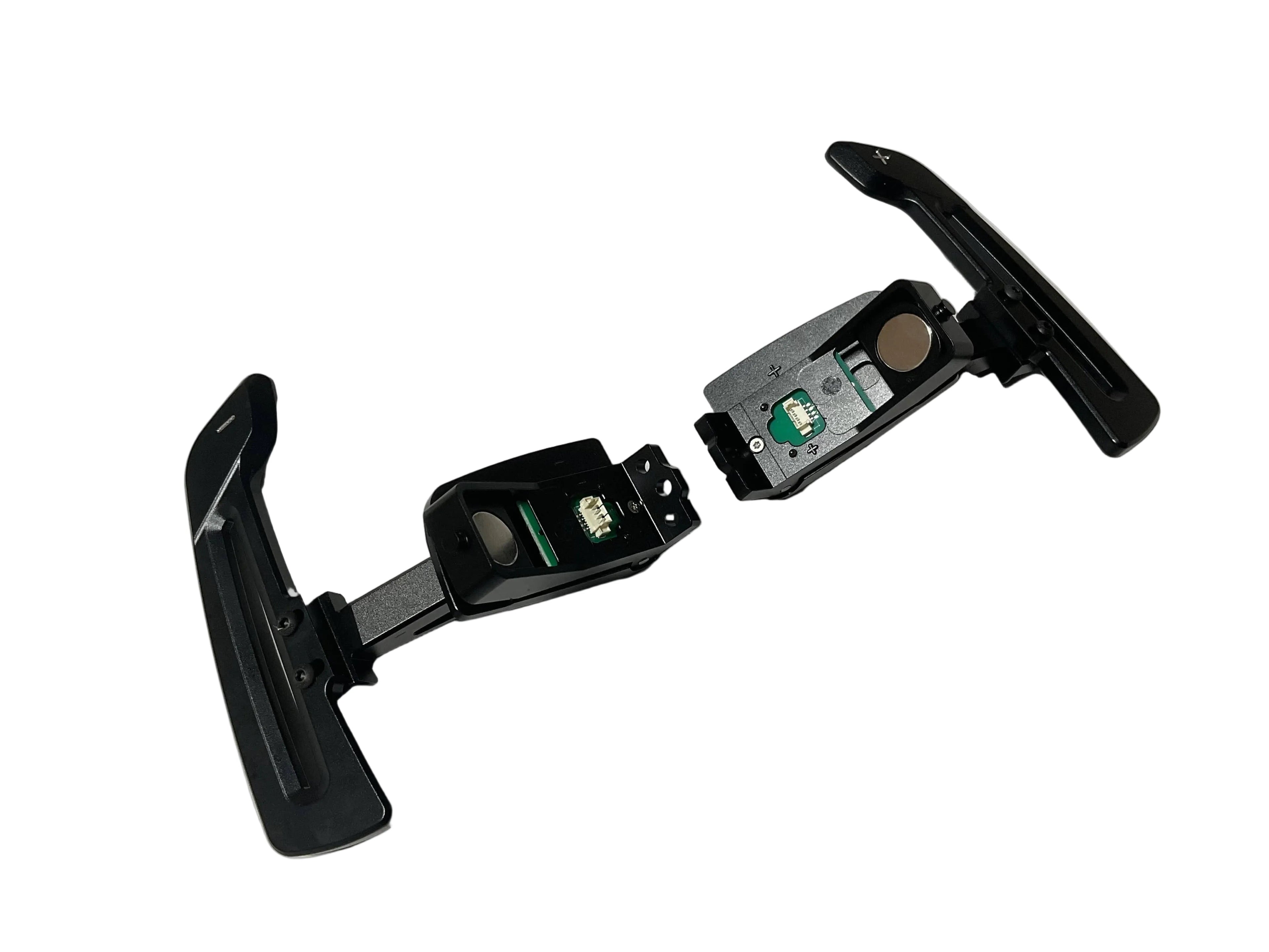 Kies Motorsports Porsche 992 Aluminum Alloy (Black) w/ Carbon Fiber Option Magnetic Paddle Shifters