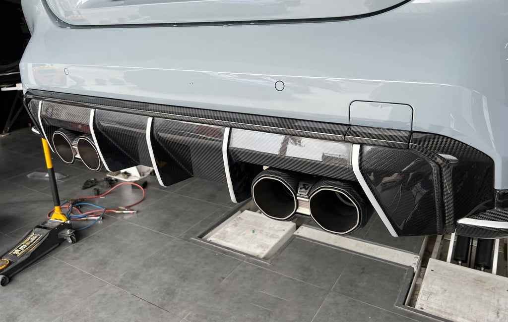 G8X Carbon Fiber Upper Diffuser Trim