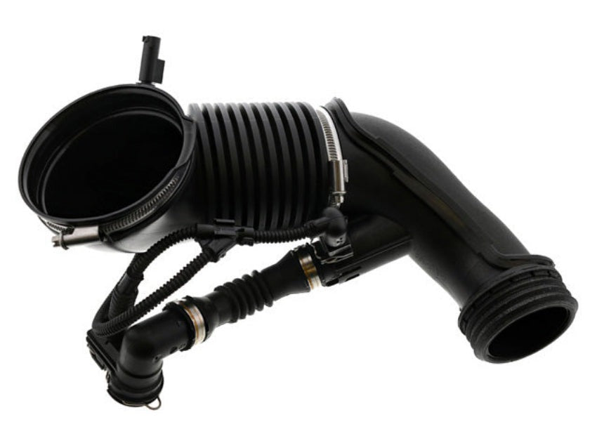 BMW E9X 335d Intake Boot - From Air Mass Sensor OEM 13717808156 (Filtered Air Pipe)