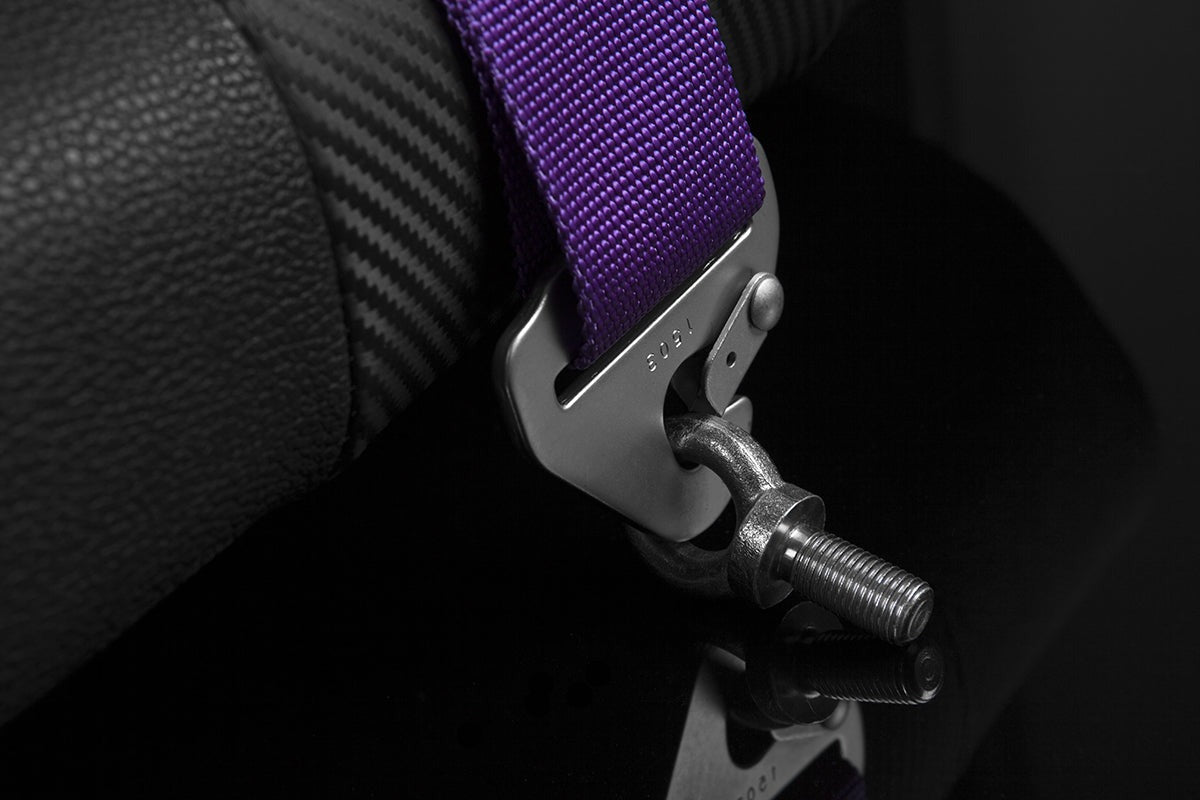 Braum 5 Point 3inch SFI Approved Racing Harness - Purple Each - Universal