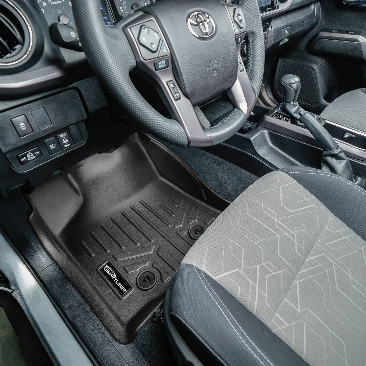 SmartCoverageTM Floor Liners For 2018-2023 Toyota Tacoma Access Cab (Automatic Transmission)