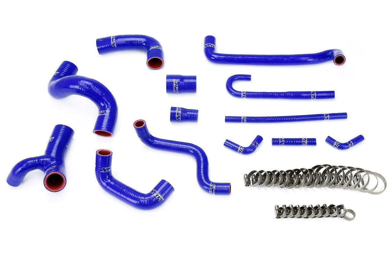 HPS Reinforced Silicone Radiator, Heater and Water Hose Coolant Kit 88-91 BMW E30 M3 Left Hand Drive , 57-1209