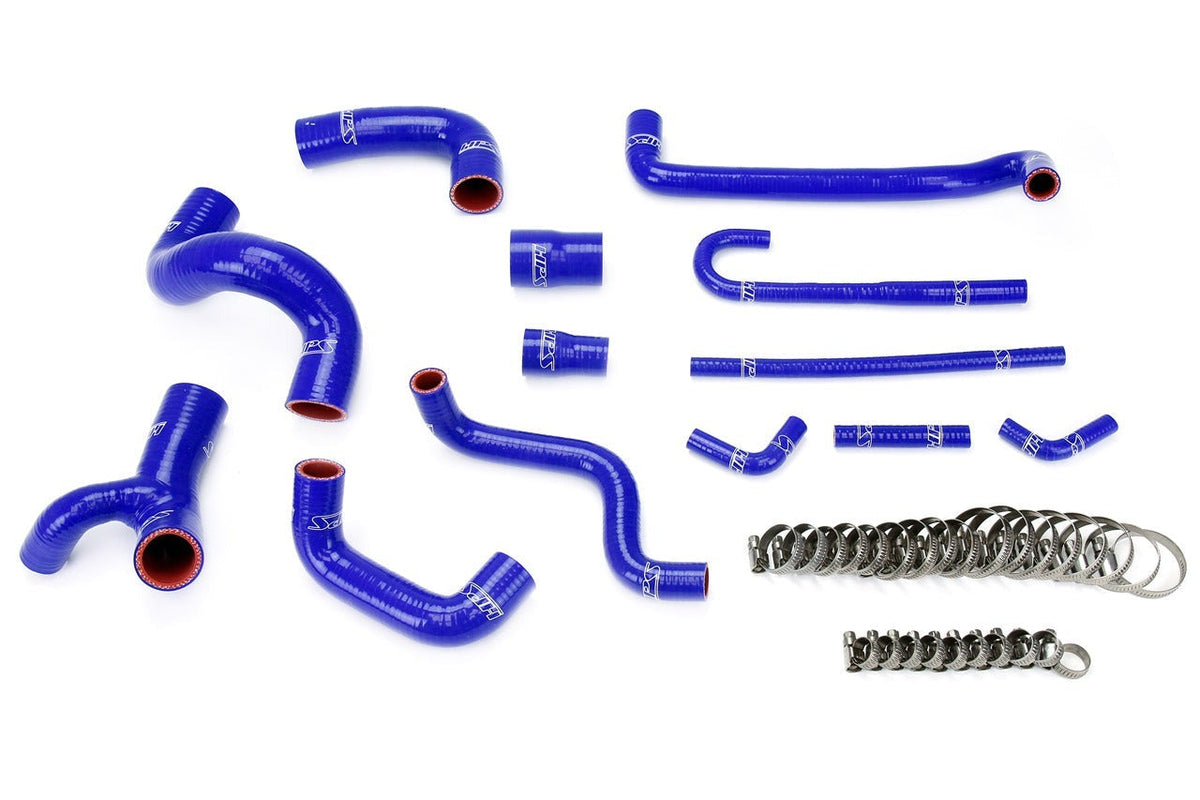 HPS Reinforced Silicone Radiator, Heater and Water Hose Coolant Kit 88-91 BMW E30 M3 Left Hand Drive , 57-1209