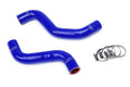 HPS Blue Reinforced Silicone Radiator Hose Kit Coolant Toyota 96-02 4Runner V6 3.4L Manual Trans.