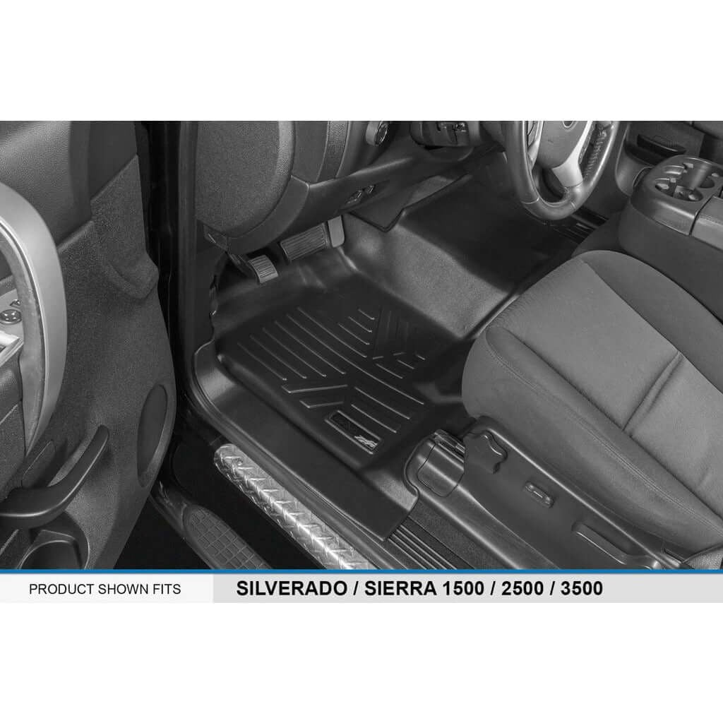 Smart TrimTM Floor Liners For 2007-2013 Silverado/Sierra 1500 - 2007-2014 2500/3500 HD Crew Cabin