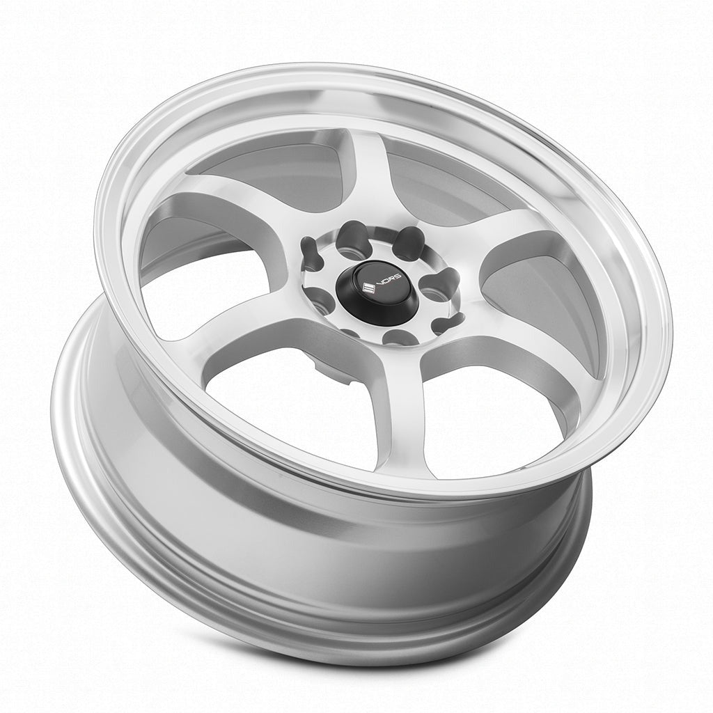 VORS LT61 16" 4x108 Silver Machined Face