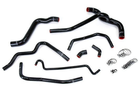 HPS Black Reinforced Silicone Radiator and Heater Hose Kit Coolant Ford 05-10 Mustang 4.0L V6