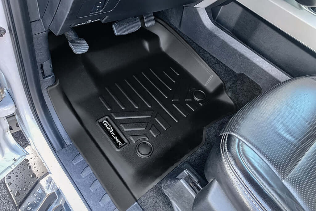 SMARTLINER Floor Liners for 2017-2026 Ford F-250/F-350 Super Duty Crew Cab (1st Row Bench) and No UnderSeat Storage