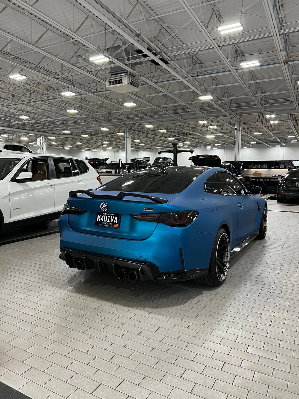 G8X V3 Dry carbon Fiber Rear Spoiler