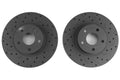Hawk Talon Cross Drilled and Slotted Front Rotor Pair - Subaru Models (inc. 2013-2020 BRZ / 1998-2002 Forester / 1998-2016 Impreza / 1991-2005 Legacy)