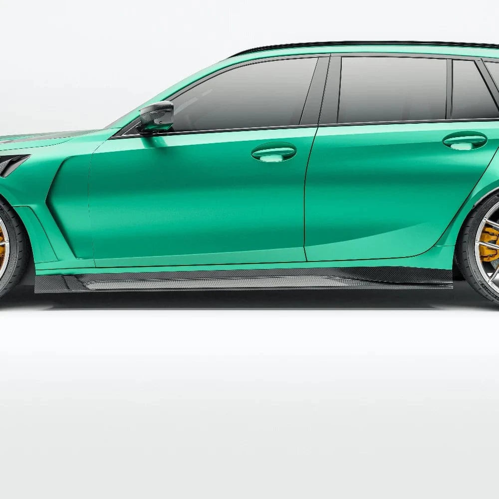 Revozport Carbon Fiber Side Skirts for BMW G80 G81 M3 2021-2024