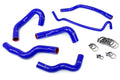 HPS Blue Reinforced Silicone Radiator Hose Kit Coolant Ford 05-06 Mustang V8