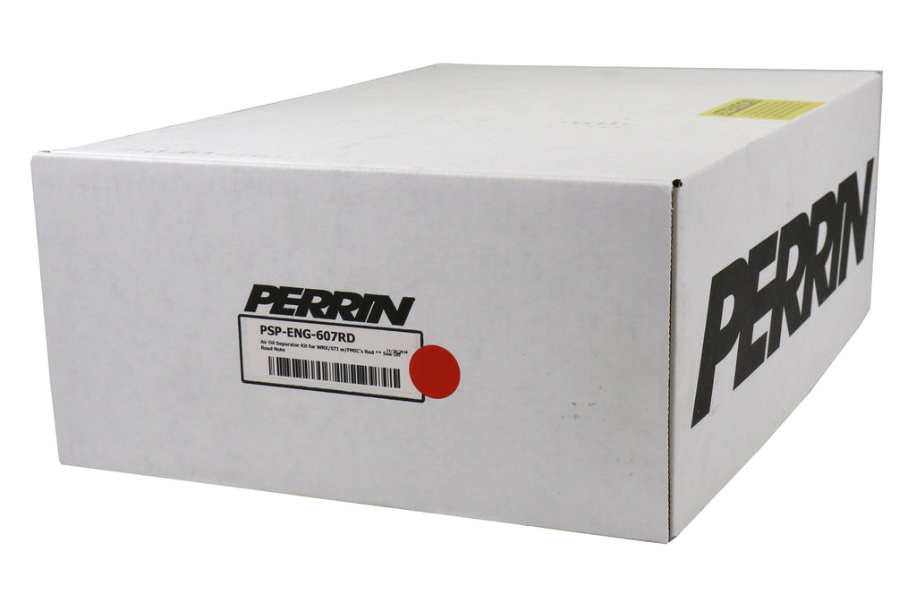 PERRIN Air Oil Separator (Red) - 2002-2014 Subaru WRX / 2004-2021 STI
